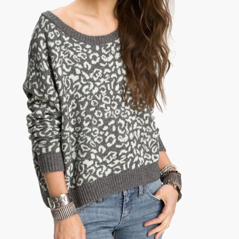 Free People cool cat alpaca blend sweater